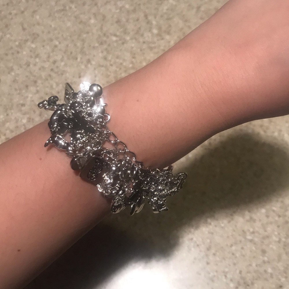 Disney Silver Charm Bracelet